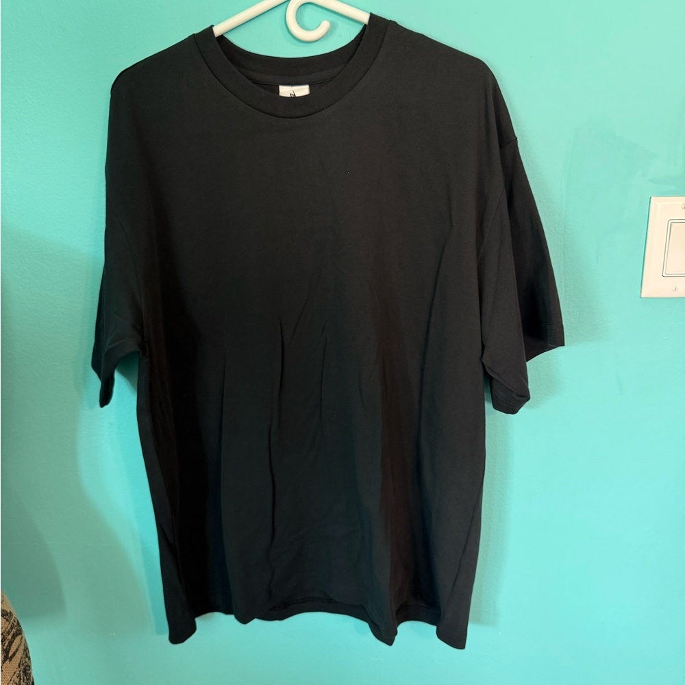 NWT NIKE Mens Round Collar Casual Short Sleeve Black T-Shirt Size XL